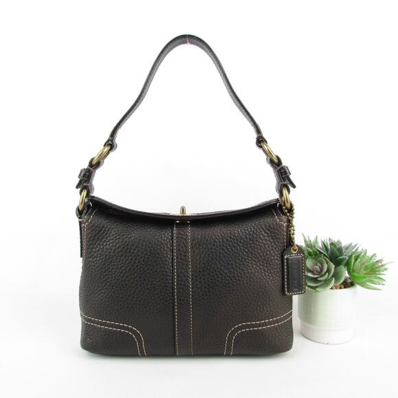 Coach Vintage Chelsea Leather Turnlock Bag - Picture 1 of 9